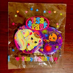 New Lisa Frank Buttons